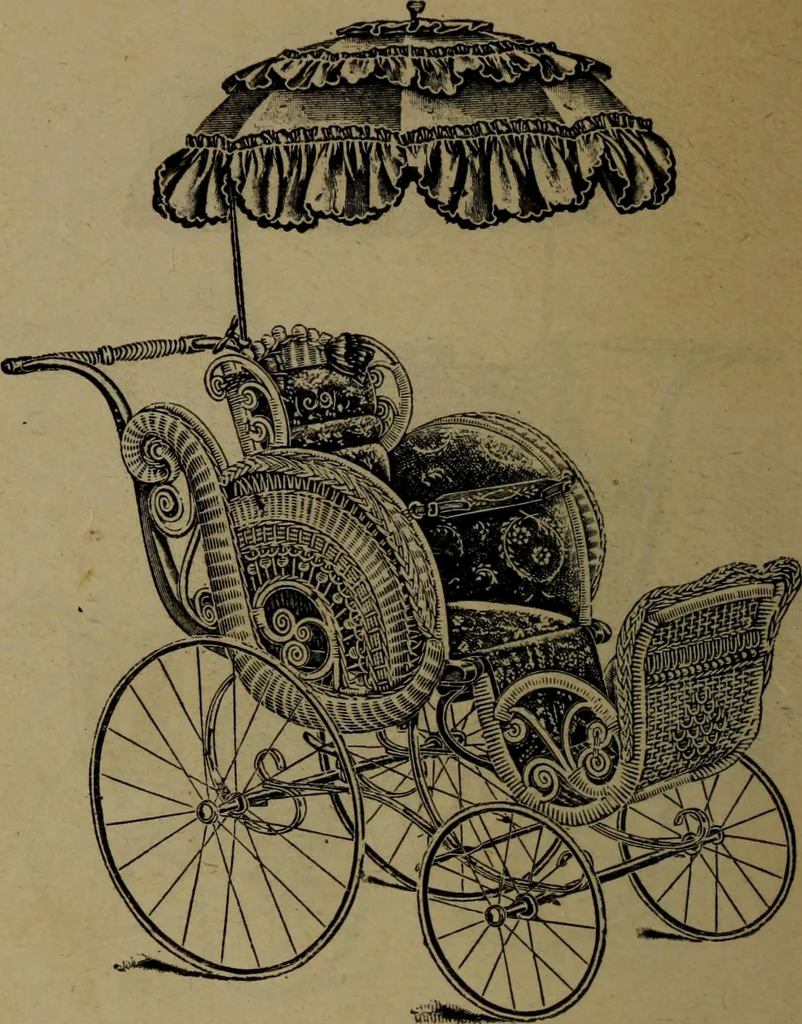 An illustration from Largest dealers in baby carriages, baby vehicles and reed furniture in Canada / The Richard Simpson Co., Limited, Toronto, Canada., 1902, leaf 67