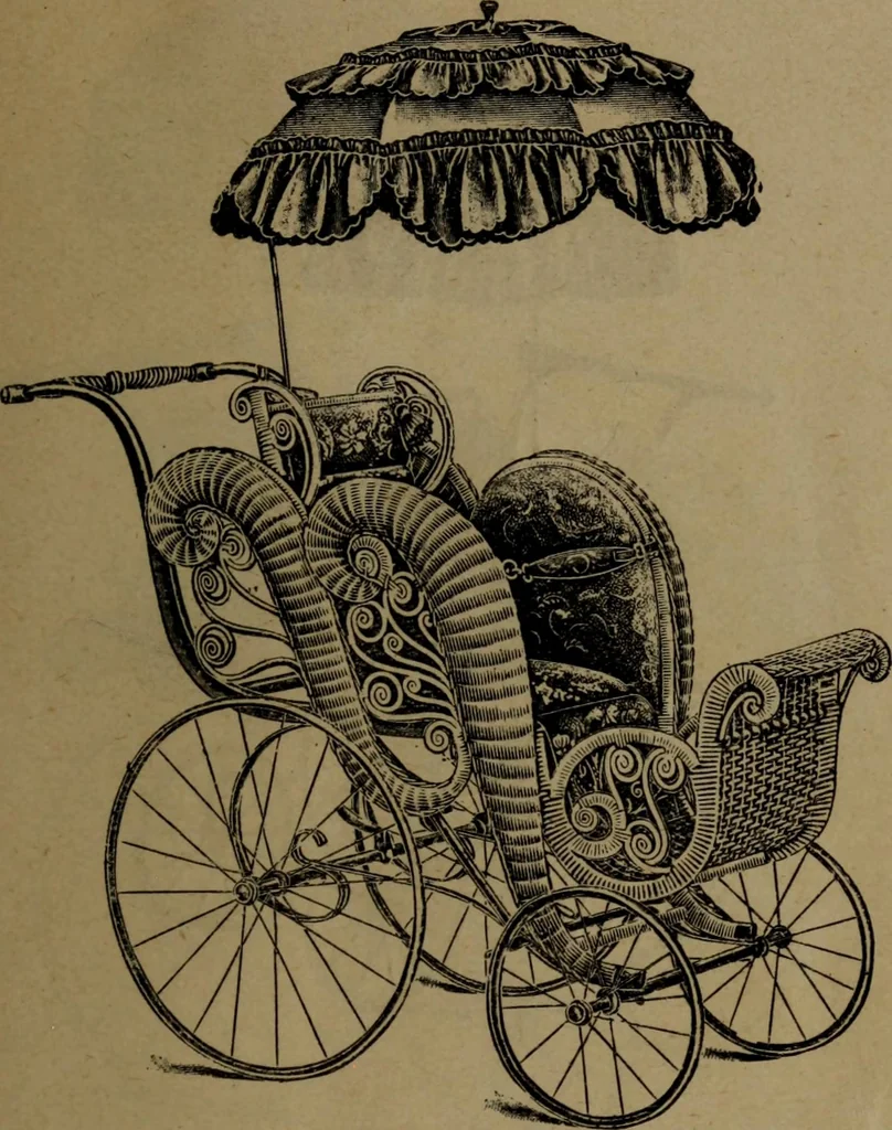 An illustration from Largest dealers in baby carriages, baby vehicles and reed furniture in Canada / The Richard Simpson Co., Limited, Toronto, Canada., 1902, leaf 68