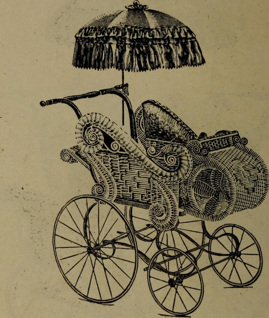 An illustration from Largest dealers in baby carriages, baby vehicles and reed furniture in Canada / The Richard Simpson Co., Limited, Toronto, Canada., 1902, leaf 69