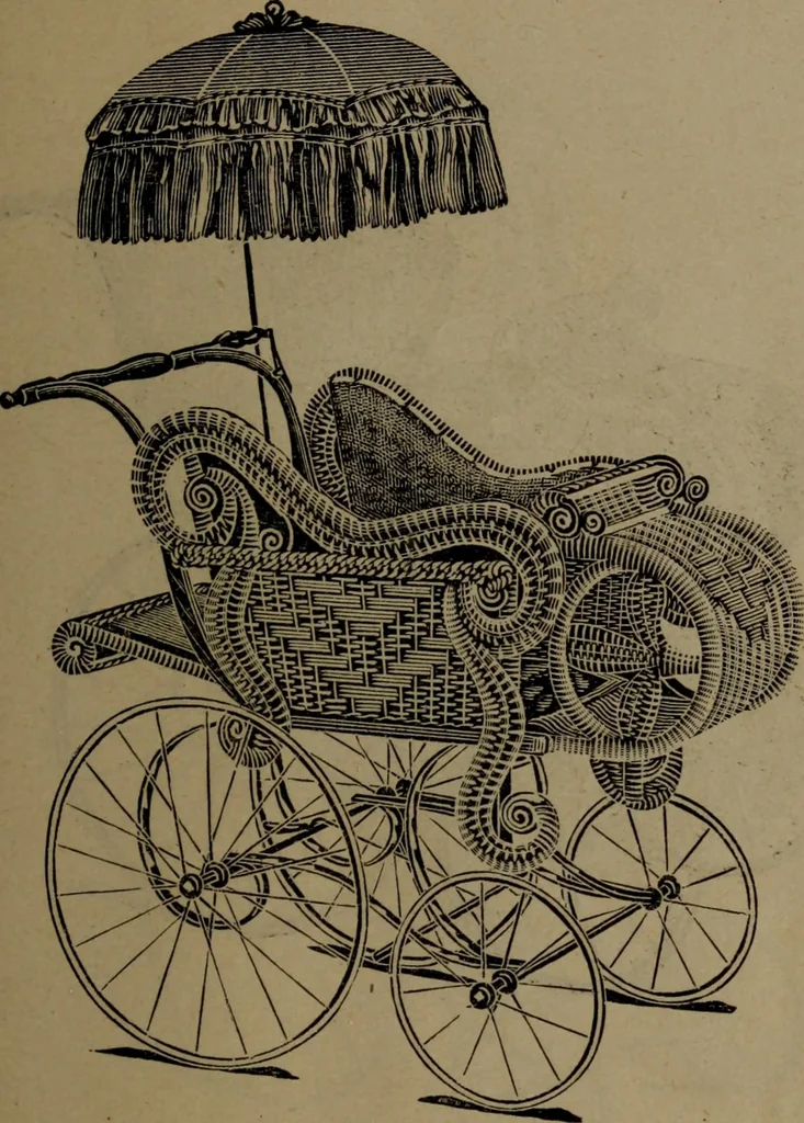 An illustration from Largest dealers in baby carriages, baby vehicles and reed furniture in Canada / The Richard Simpson Co., Limited, Toronto, Canada., 1902, leaf 70