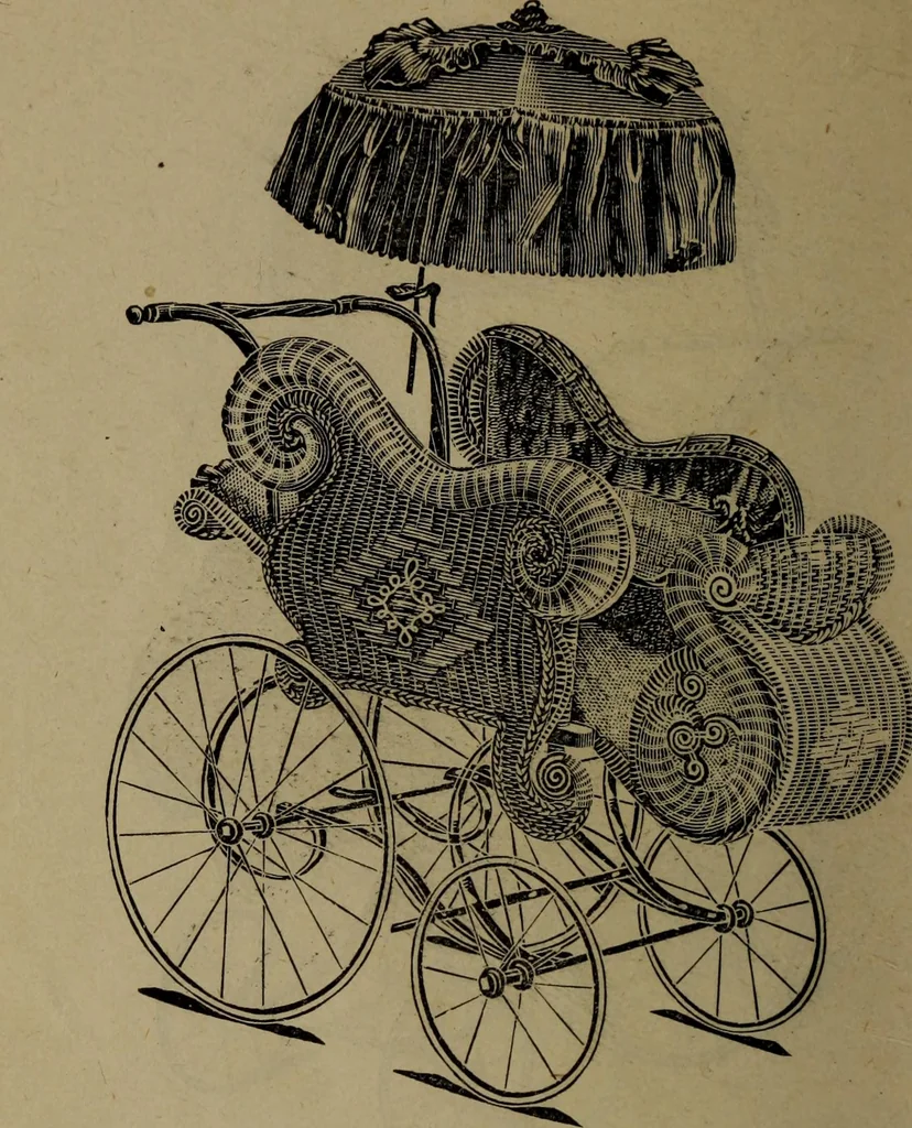 An illustration from Largest dealers in baby carriages, baby vehicles and reed furniture in Canada / The Richard Simpson Co., Limited, Toronto, Canada., 1902, leaf 75