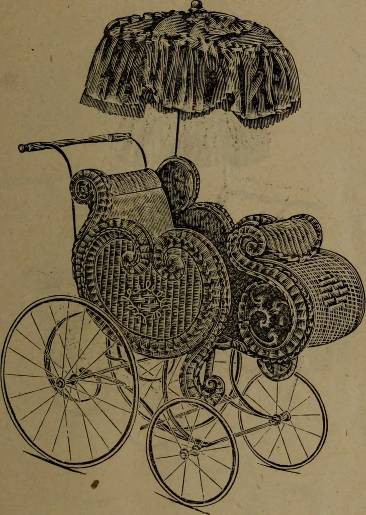 An illustration from Largest dealers in baby carriages, baby vehicles and reed furniture in Canada / The Richard Simpson Co., Limited, Toronto, Canada., 1902, leaf 76