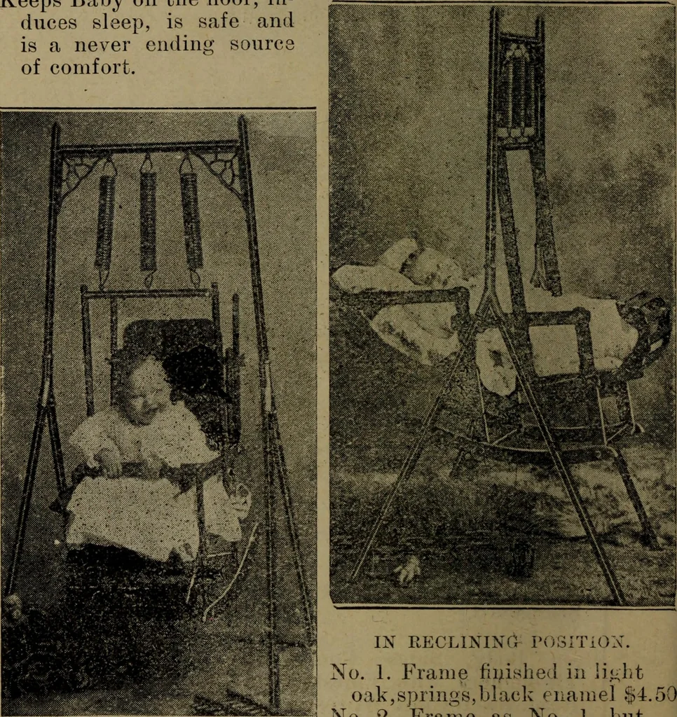 An illustration from Largest dealers in baby carriages, baby vehicles and reed furniture in Canada / The Richard Simpson Co., Limited, Toronto, Canada., 1902, leaf 79