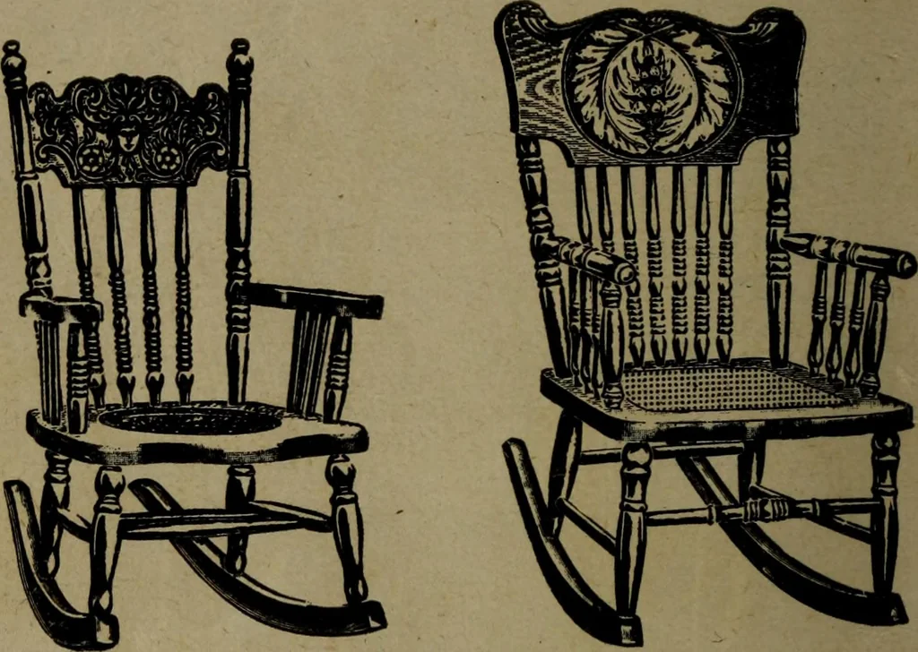 An illustration from Largest dealers in baby carriages, baby vehicles and reed furniture in Canada / The Richard Simpson Co., Limited, Toronto, Canada., 1902, leaf 83