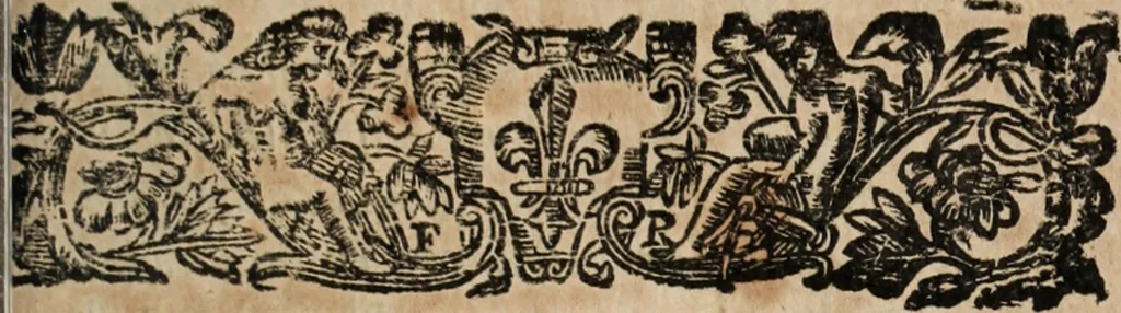 An illustration from La Rhétorique d'Aristote, 1691, leaf 8