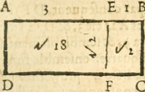 An illustration from L'arithmetiqve de Simon Stevin de Brvges, 1625, leaf 164