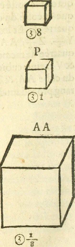 An illustration from L'arithmetiqve de Simon Stevin de Brvges, 1625, leaf 31