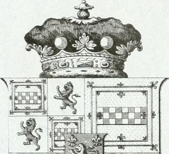 An illustration from L'arithmetiqve en sa perfection mise en pratiqve selon l'vsage des financiers, banqviers et marchands. Contenant vne ample & familiere explication de ses principes, tant en nombres entiers qu'en fractions. Avec vn traité de geometrie pratique appliquée à l'arpentage & au toisé, tant des superficies que des corps solides, et vn abregé d'algebre, suiuy de quantité de questions non moins curieuses que necessaires, 1668, leaf 1
