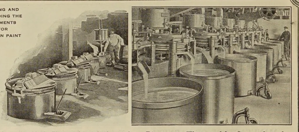 An illustration from Larkin paints : factory prices, 1920, 1920, leaf 6