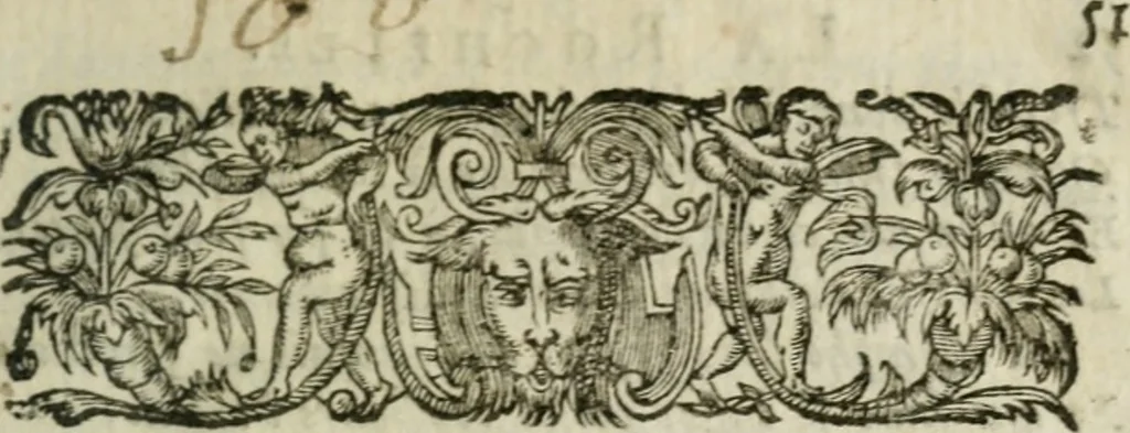 An illustration from La Rochelle. Av roy tres-chrestien Lovis le Ivste, 1634, leaf 52