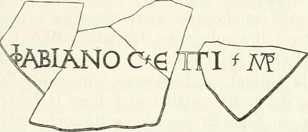An illustration from La Roma sotterranea cristiana, 1864, leaf 116