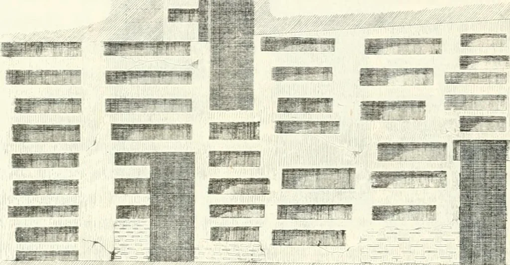 An illustration from La Roma sotterranea cristiana, 1864, leaf 481