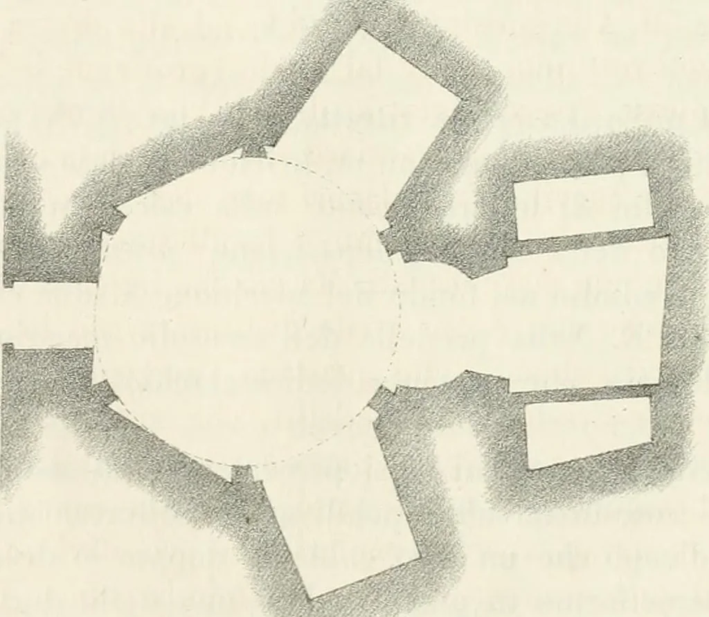 An illustration from La Roma sotterranea cristiana, 1864, leaf 118