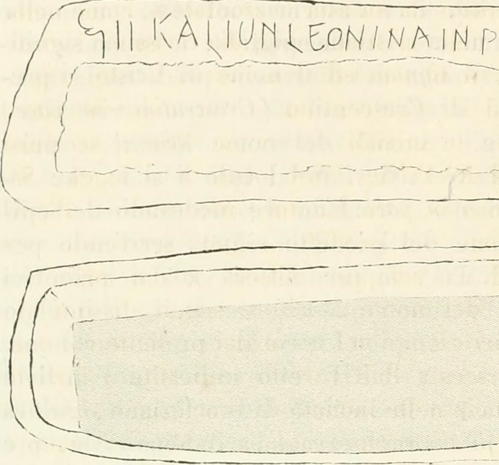 An illustration from La Roma sotterranea cristiana, 1864, leaf 121