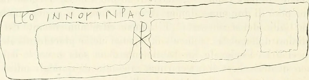 An illustration from La Roma sotterranea cristiana, 1864, leaf 121