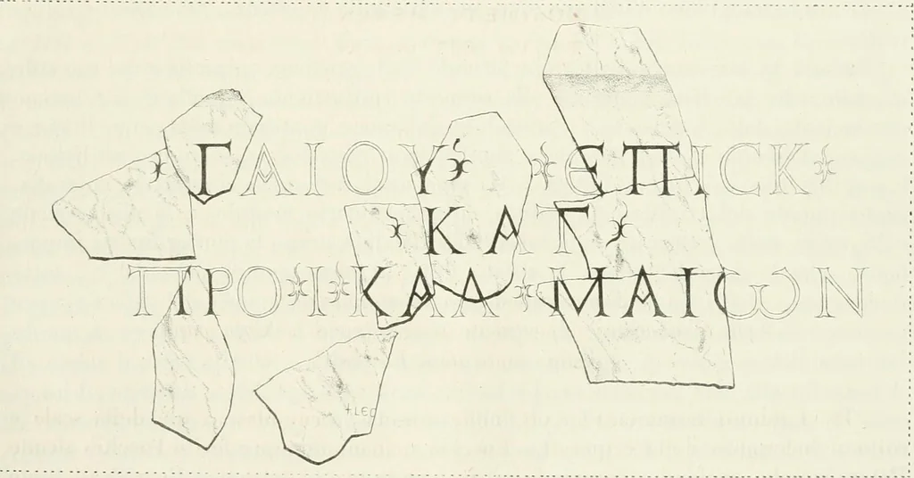 An illustration from La Roma sotterranea cristiana, 1864, leaf 144