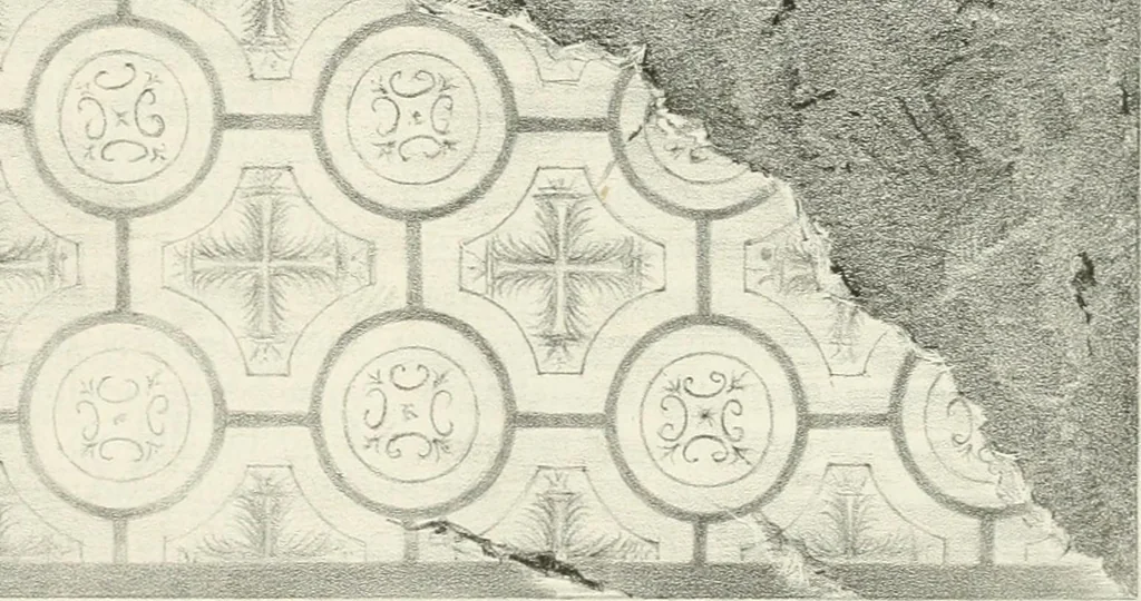 An illustration from La Roma sotterranea cristiana, 1864, leaf 262