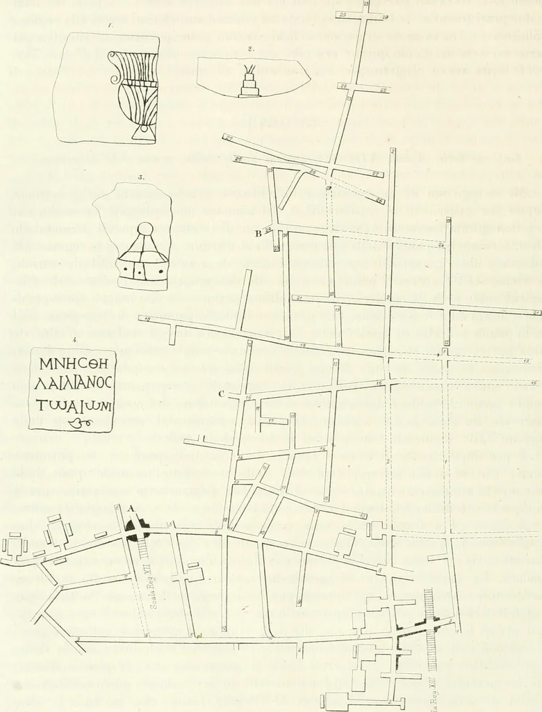 An illustration from La Roma sotterranea cristiana, 1864, leaf 331