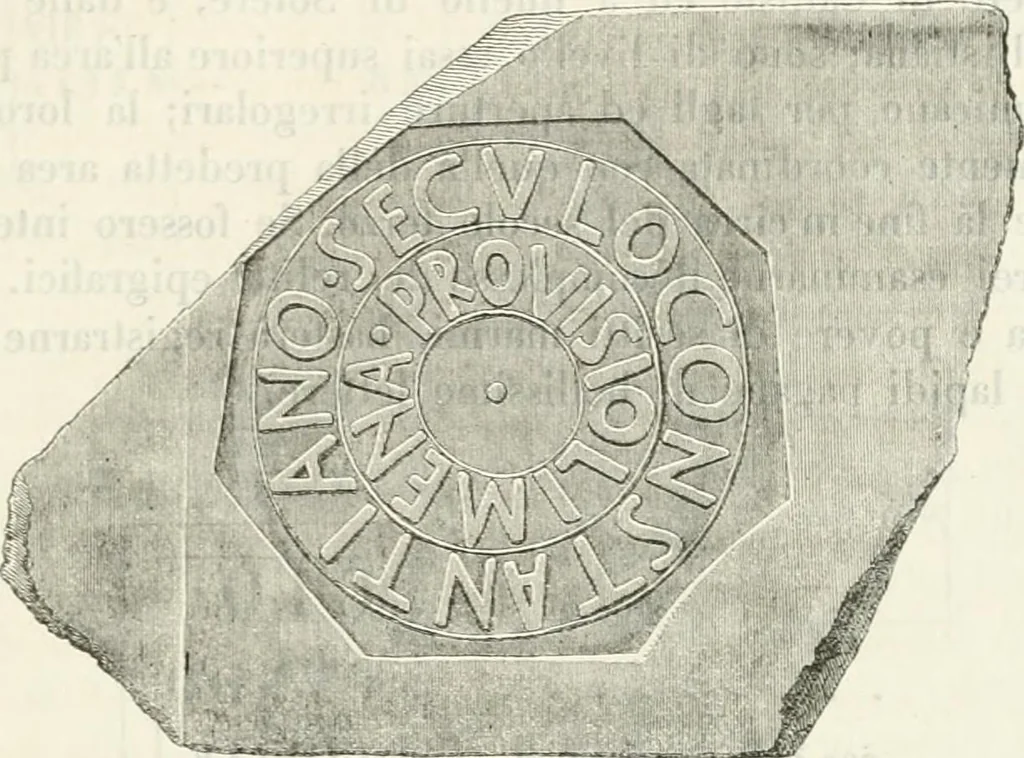 An illustration from La Roma sotterranea cristiana, 1864, leaf 376