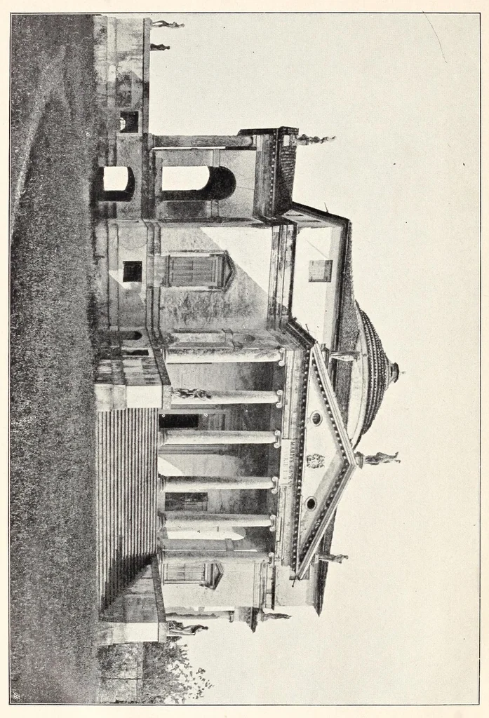 An illustration from La Rotonda di Andrea Palladio : da una conferenza tenuta il 21 febbraio 1910 alla Scuola libera populare di Vicenza, 1911, leaf 6