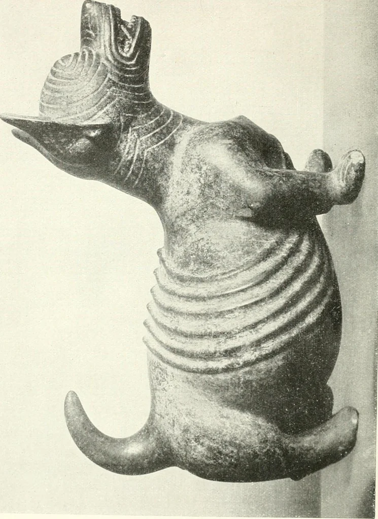 An illustration from L'art ancien du Mexique, simple esquisse, 1922, leaf 37