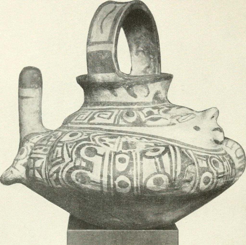 An illustration from L'art ancien du Mexique, simple esquisse, 1922, leaf 39