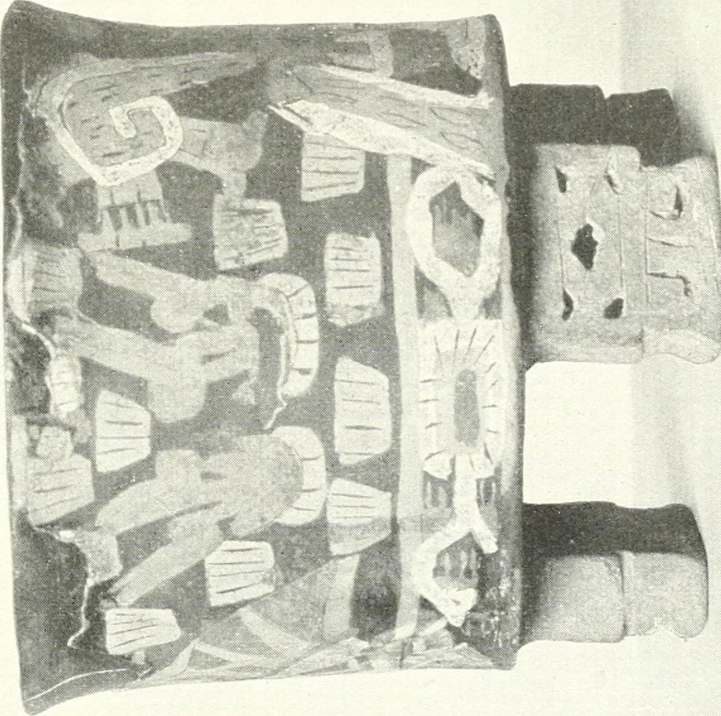 An illustration from L'art ancien du Mexique, simple esquisse, 1922, leaf 40