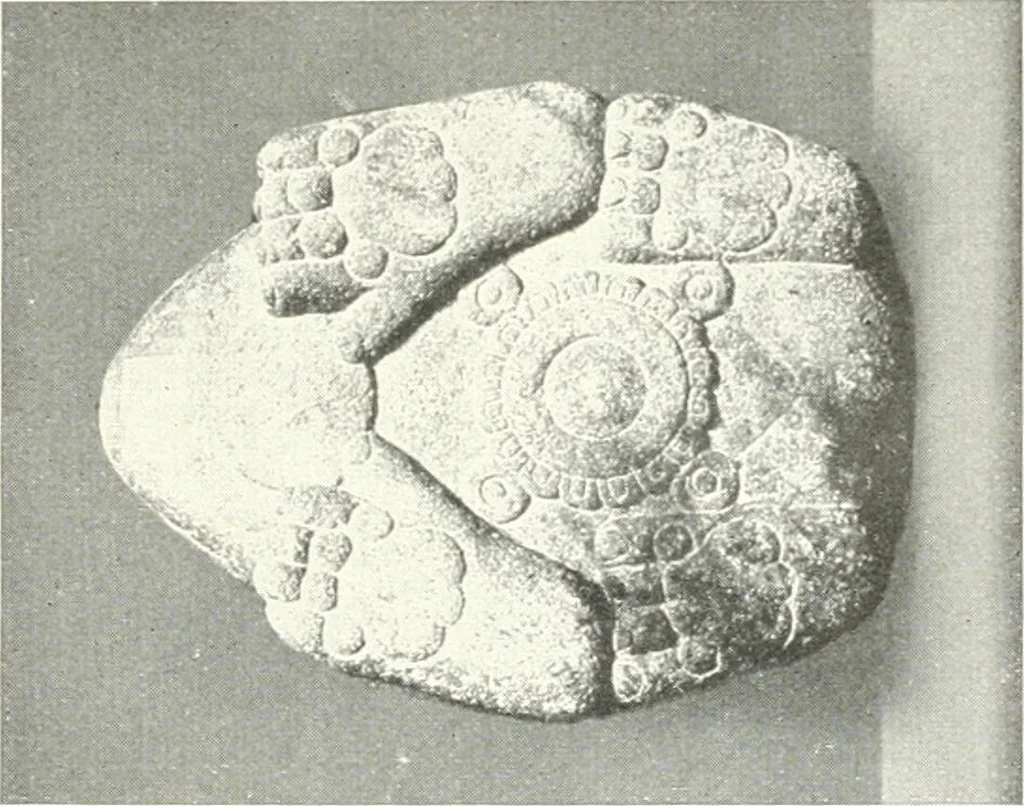 An illustration from L'art ancien du Mexique, simple esquisse, 1922, leaf 48