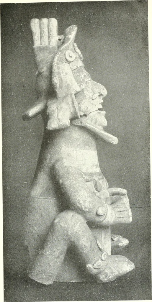 An illustration from L'art ancien du Mexique, simple esquisse, 1922, leaf 52