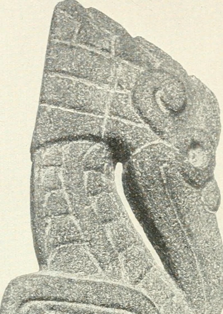 An illustration from L'art ancien du Mexique, simple esquisse, 1922, leaf 57