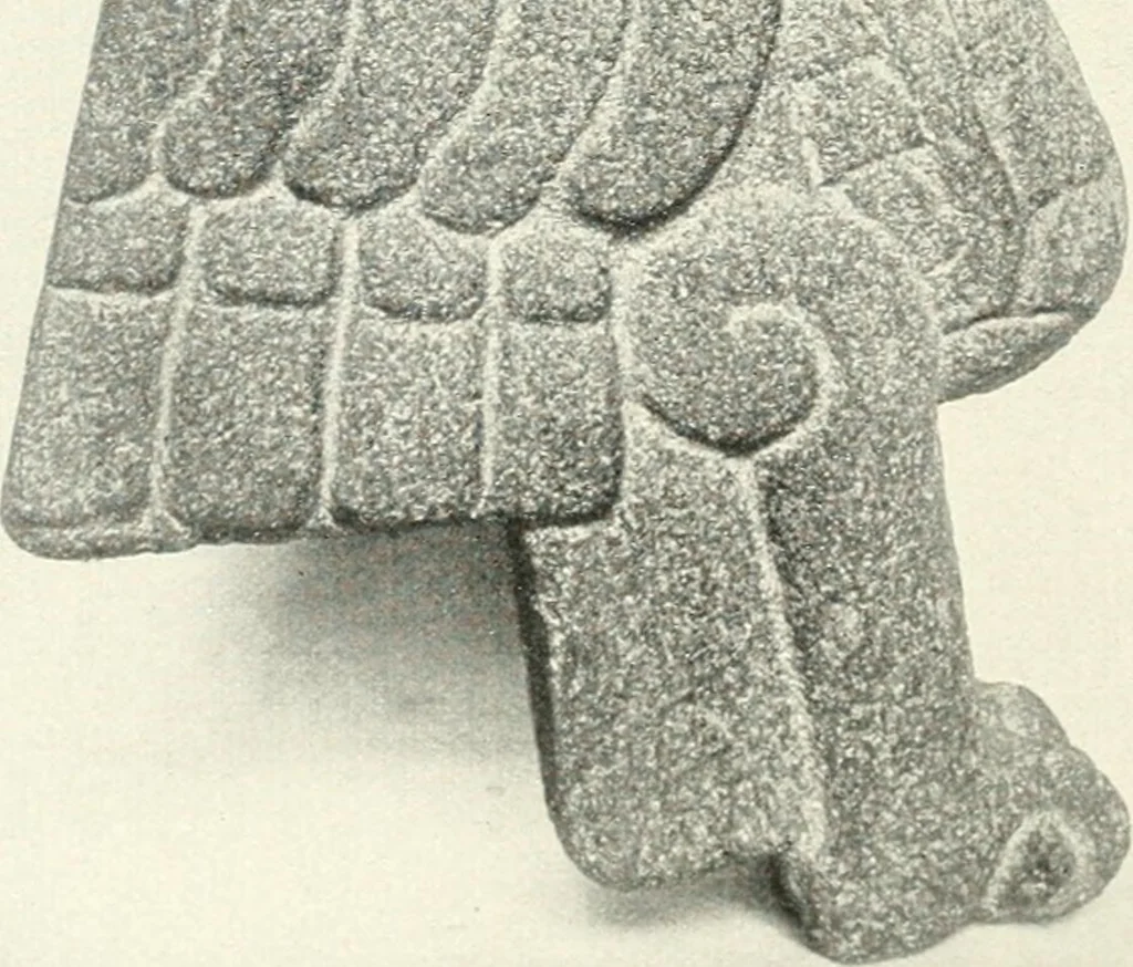 An illustration from L'art ancien du Mexique, simple esquisse, 1922, leaf 57