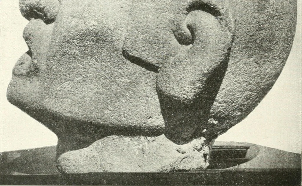 An illustration from L'art ancien du Mexique, simple esquisse, 1922, leaf 59