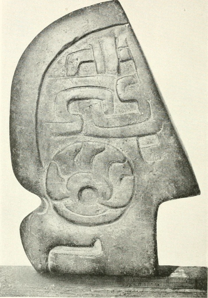 An illustration from L'art ancien du Mexique, simple esquisse, 1922, leaf 63