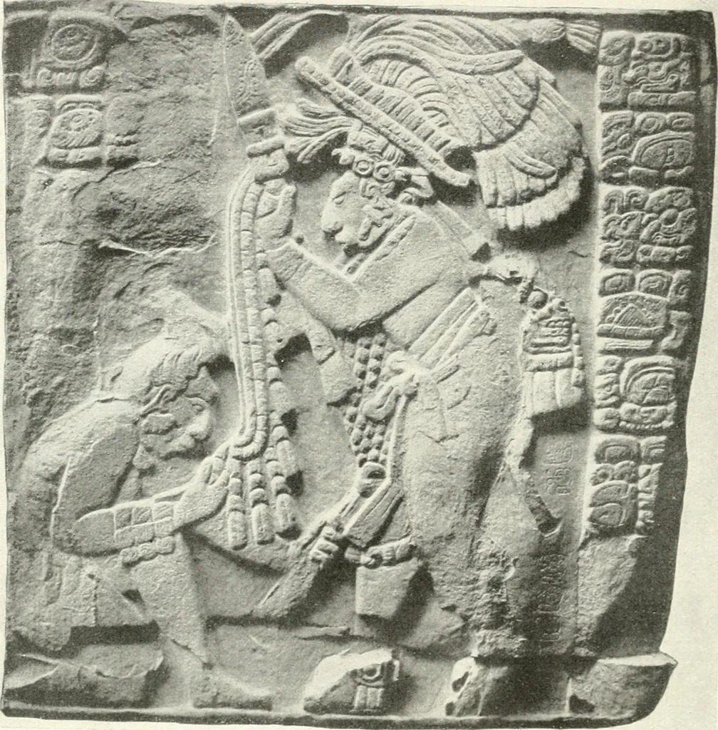An illustration from L'art ancien du Mexique, simple esquisse, 1922, leaf 75