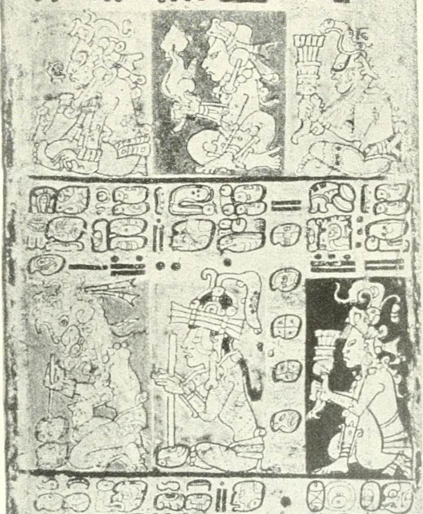 An illustration from L'art ancien du Mexique, simple esquisse, 1922, leaf 82