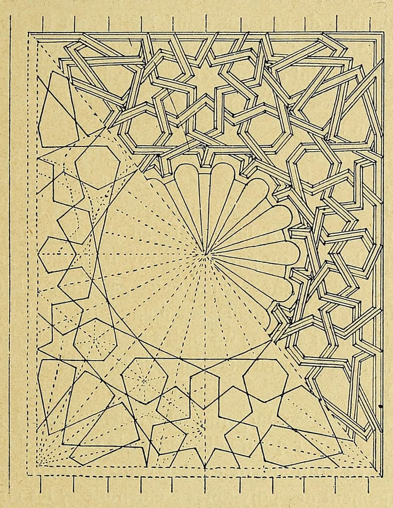 An illustration from L'art arabe, 1893, leaf 101
