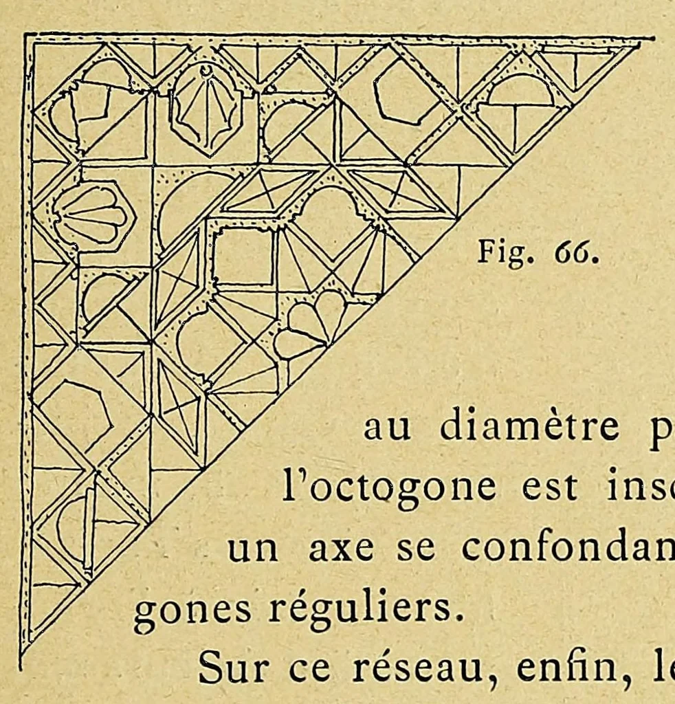 An illustration from L'art arabe, 1893, leaf 163