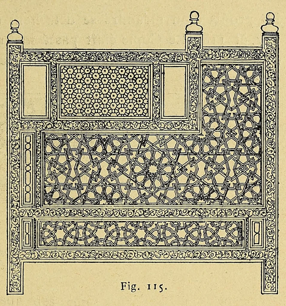 An illustration from L'art arabe, 1893, leaf 237