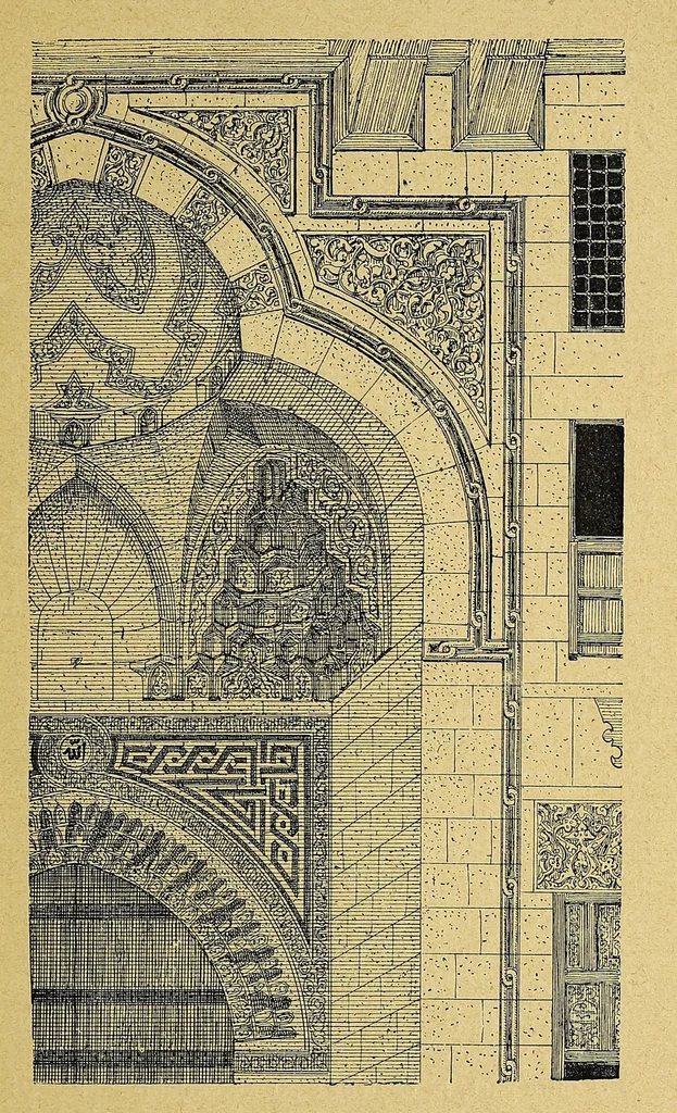 An illustration from L'art arabe, 1893, leaf 297