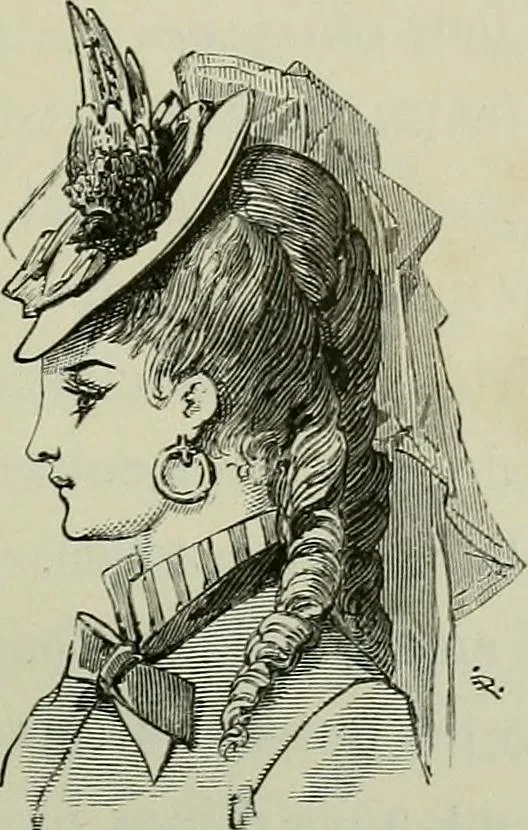An illustration from L'art dans la parure et dans le vêtement, 1875, leaf 167