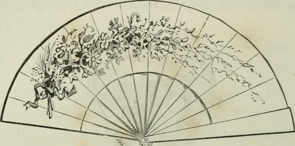 An illustration from L'art dans la parure et dans le vêtement, 1875, leaf 274