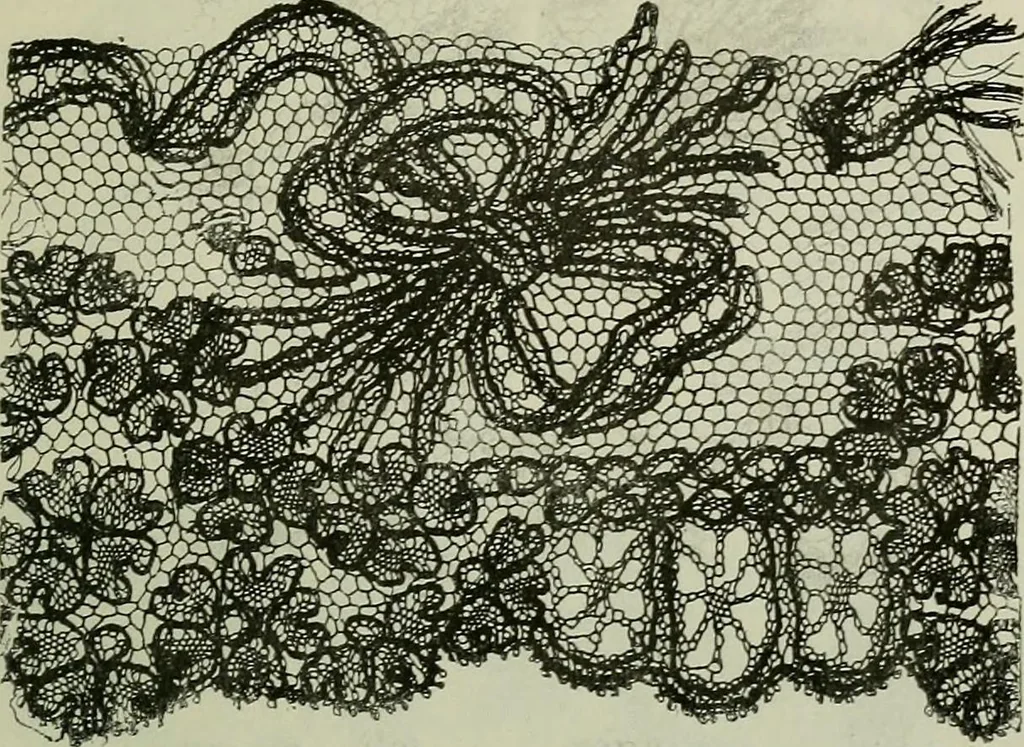 An illustration from L'art dans la parure et dans le vêtement, 1875, leaf 305