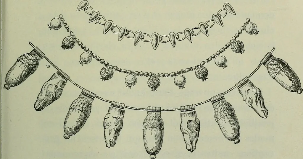 An illustration from L'art dans la parure et dans le vêtement, 1875, leaf 329