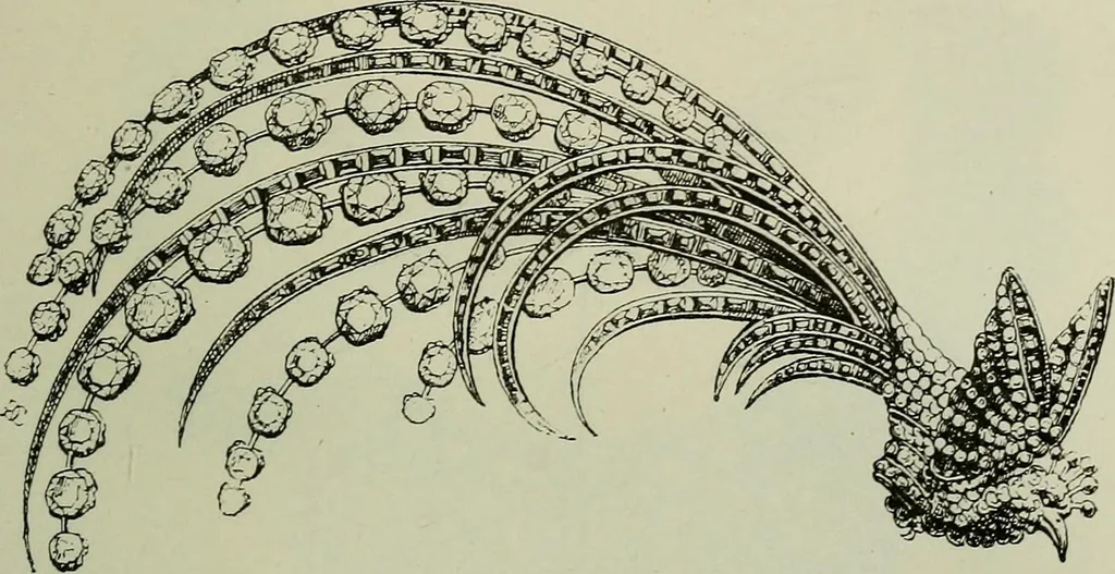 An illustration from L'art dans la parure et dans le vêtement, 1875, leaf 349
