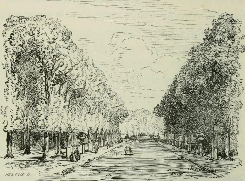 An illustration from L'art dans la parure et dans le vêtement, 1875, leaf 38