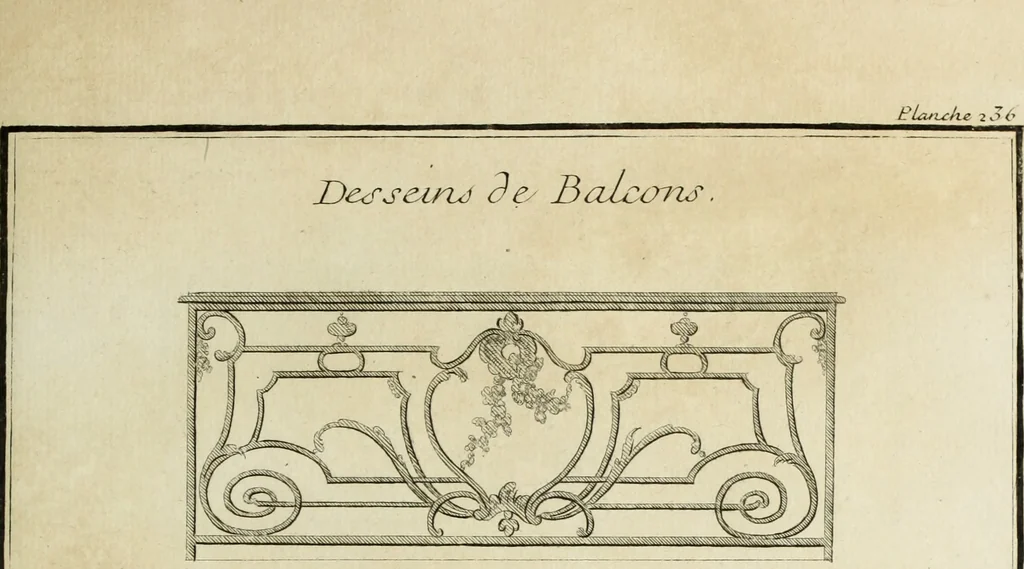 An illustration from L'art de bâtir des maisons de campagne : où l'on traite de leur distribution, de leur construction, & de leur decoration ... : avec l'explication de ses projets, et des desseins de menuiserie, de serrurerie, de parterres, & d'autres ornemens propres à la decoration intérieure & extérieure ..., 1743, leaf 452
