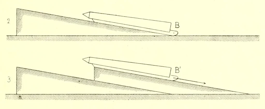 An illustration from L'art de bâtir chez les Égyptiens, 1904, leaf 133