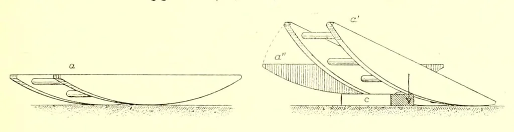 An illustration from L'art de bâtir chez les Égyptiens, 1904, leaf 91