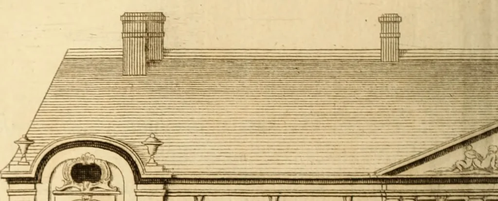 An illustration from L'art de bâtir des maisons de campagne : où L'on traite de leur distribution, de leur construction, & de leur decoration ... Avec l'explication de ces projets, et des desseins de menuiserie, de serrurerie, de parterres, & d'autres ornemens propres à la decoration intérieure & extérieure ..., 1761, leaf 279