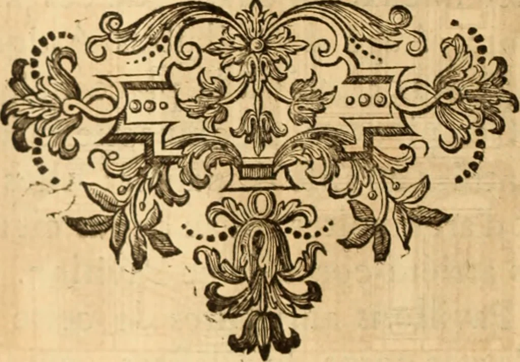 An illustration from L'art de bâtir des maisons de campagne : où L'on traite de leur distribution, de leur construction, & de leur decoration ... Avec l'explication de ces projets, et des desseins de menuiserie, de serrurerie, de parterres, & d'autres ornemens propres à la decoration intérieure & extérieure ..., 1761, leaf 353